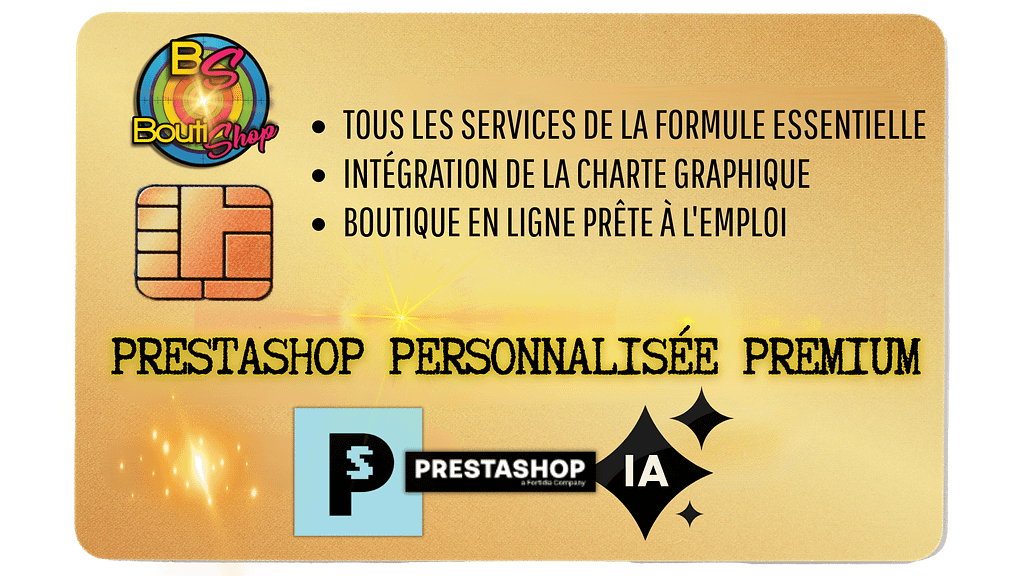 Carte prestashop personnalisé premium. Avec elle vendait tranquille